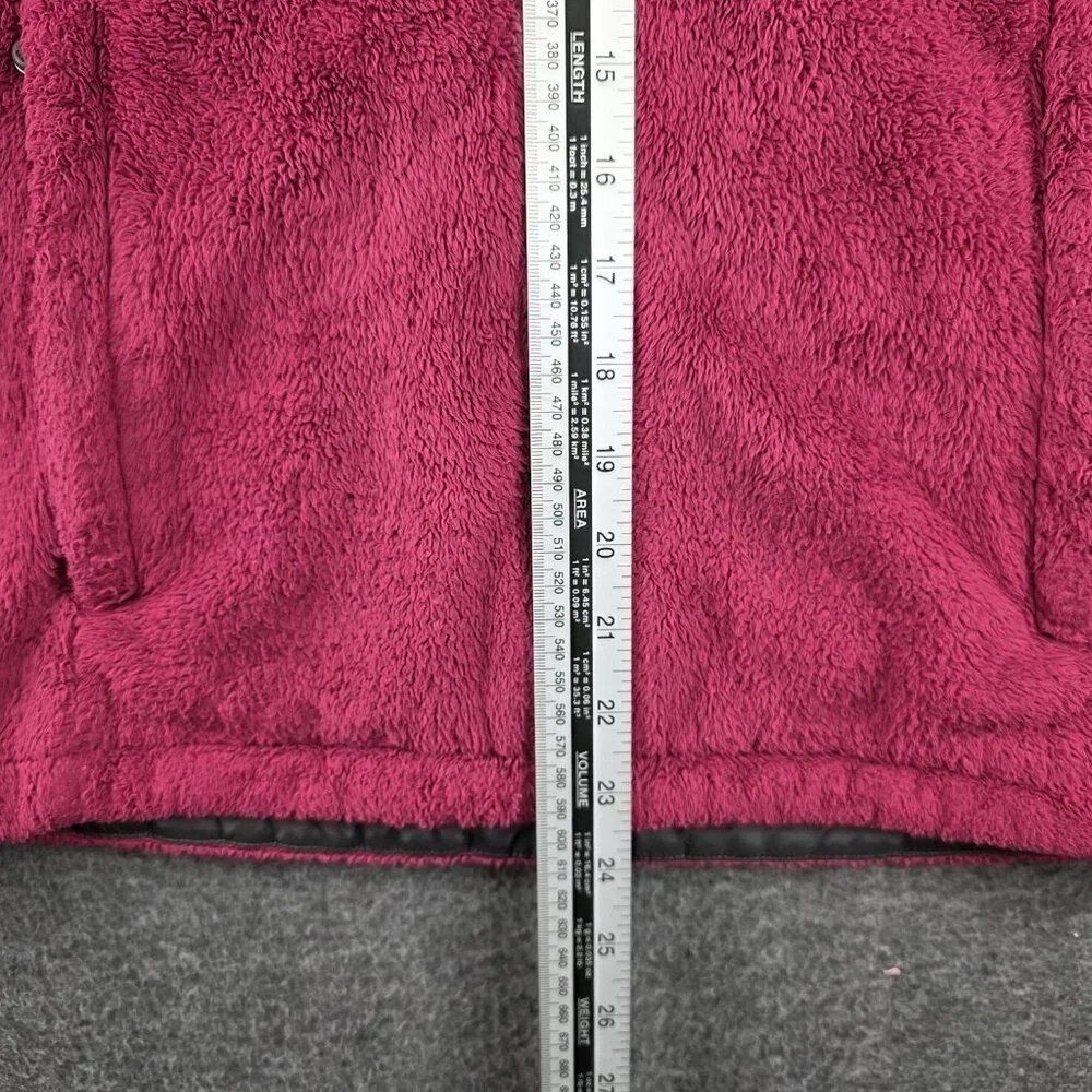 The North Face Jacket Womens Medium Pink Fleece Full Zip Soft Plush Warm Winter - Picture 8 of 9